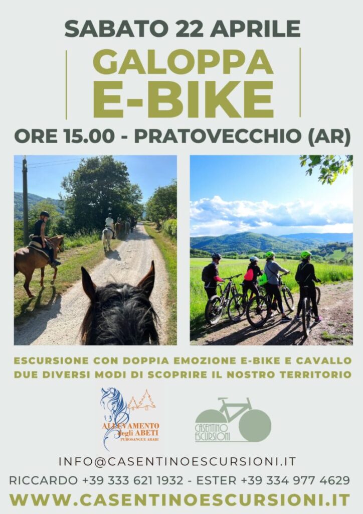 GALOPPA E-BIKE sabato 22 aprile 2023