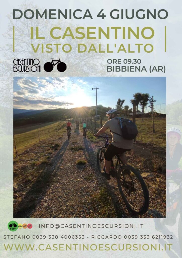 IL CASENTINO visto dall’alto – domenica 4 giugno