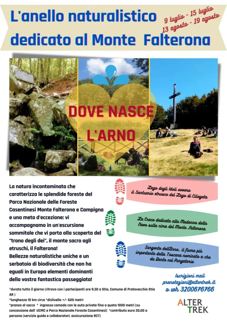 L’ANELLO NATURALISTICO DEDICATO AL MONTE FALTERONA